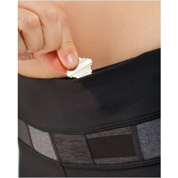 Lululemon Groove Crop Black Quilting Winter Reversible Legging Size 6 - Picture 4 of 12